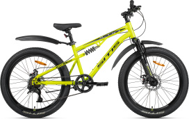 Велосипед SITIS ICON 7SP 24" (2025) Yellow-Black-Grey