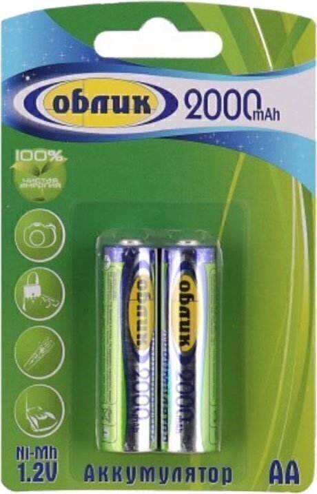 Аккумулятор Облик R6 2000 mAh Nl-Mh 1.2B